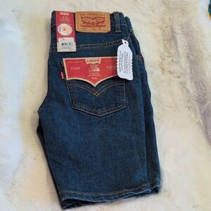 Levi's Blue Denim Skinny Jeans Shorts